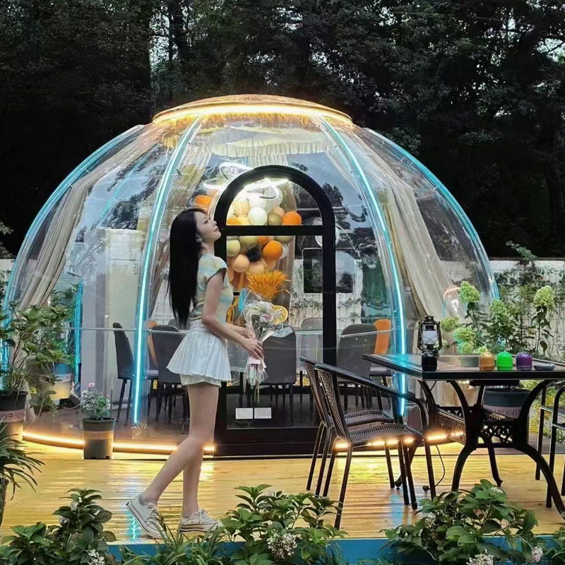 Koepeltent Bubble Room Prefab-huizen